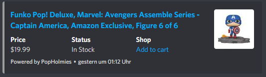 Fig 3. Amazon Shop Monitor